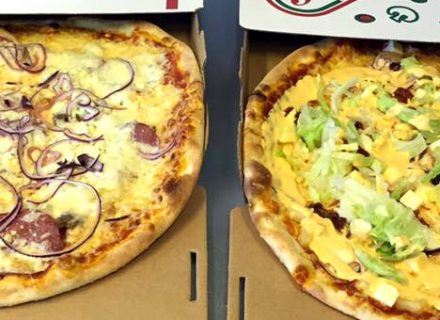 Pizzat voit ottaa myös mukaan